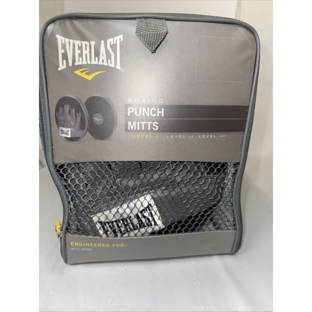 Everlast 4318 Punch Mitts‎ for Boxing MMA Training Time To Get In Shape